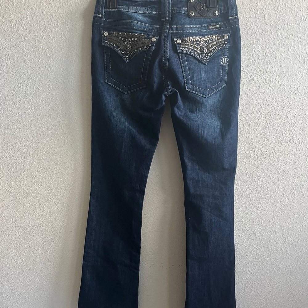 Miss Me Women's Embellish Pocket Flap Bootcut Jeans Size 27 Style JP5489B2 - Picture 8 of 13